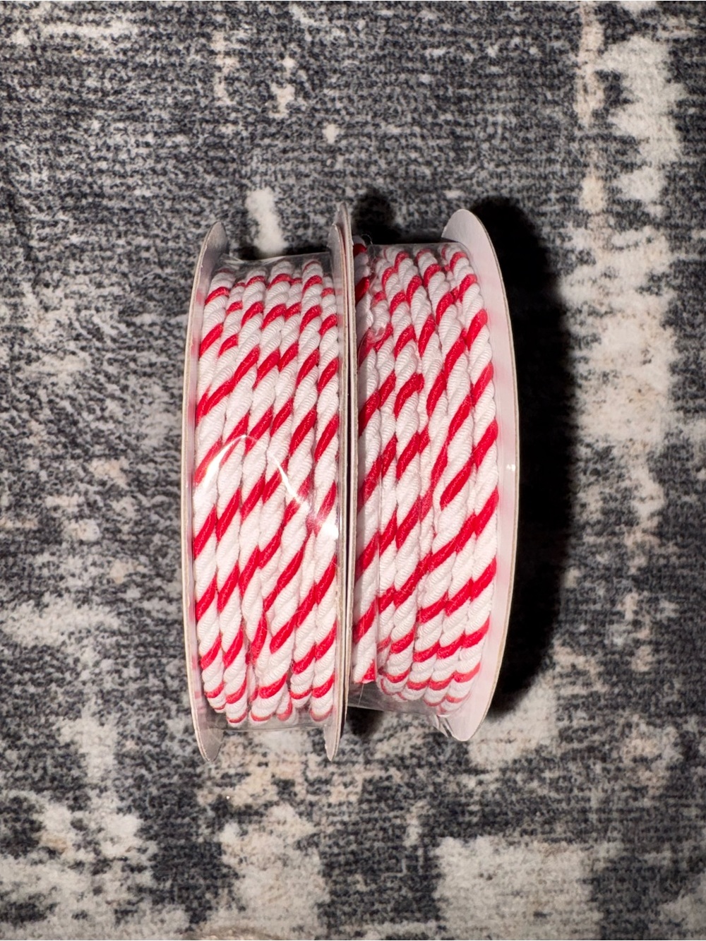 2 new rolls of holiday ribbon